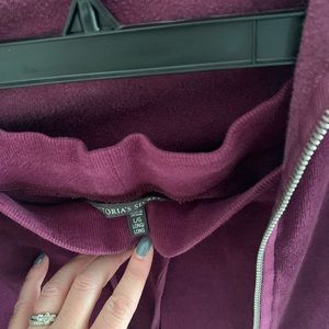 Victoria secret day suit velour jacket & pants